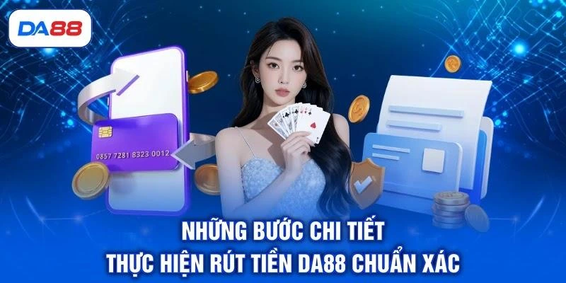 Những bước chi tiết thực hiện rút tiền DA88 chuẩn xác